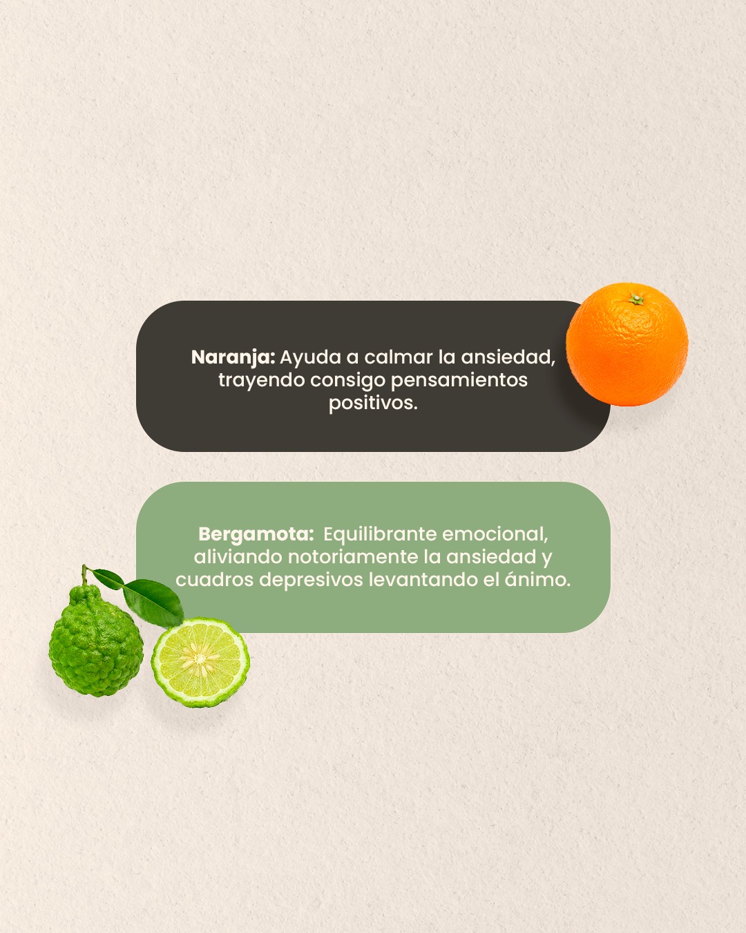 Aceites esenciales - Naranja y Bergamota